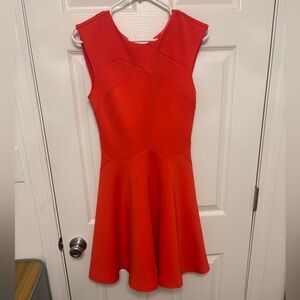 Ted Baker Red Fit-and-Flare Mini Dress